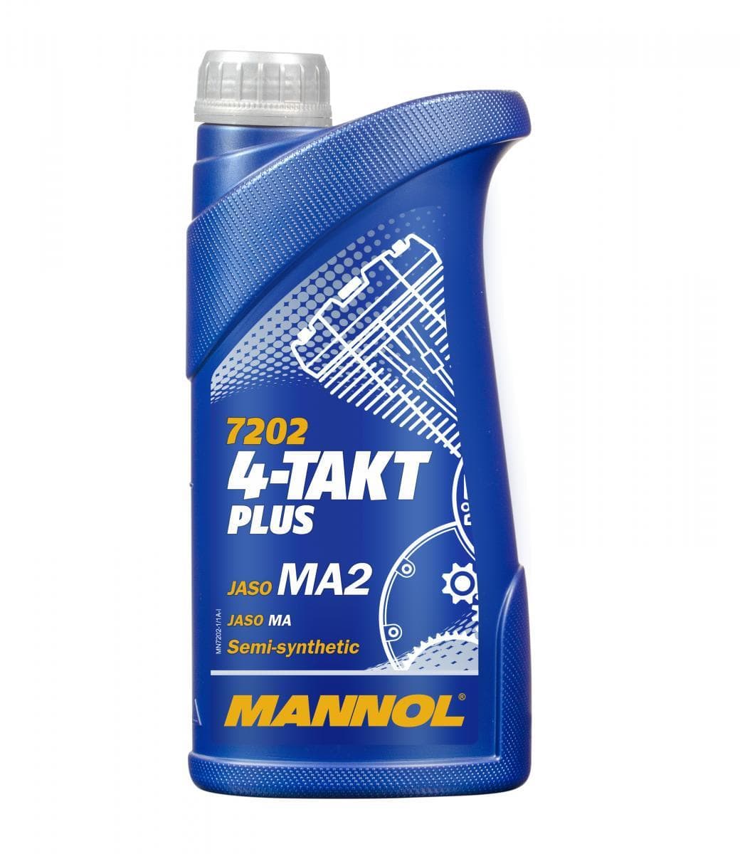 MANNOL 7202 4-TAKT PLUS 10W-40 Масло моторное, Полусинтетическое, 1 л