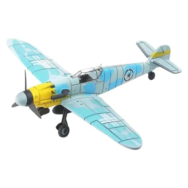 Модель самолета 1/48 для самостоятельной сборки, синяя, для украшения дома, офиса, подарок