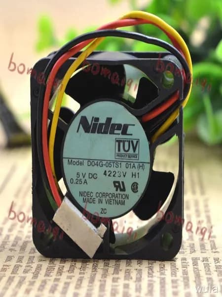 Совершенно Новый. Вентилятор Охлаждения Nidec D04G-05TS1 01AH 5V 0.25A 4020 40x40x20mm,40MM Вентилятор