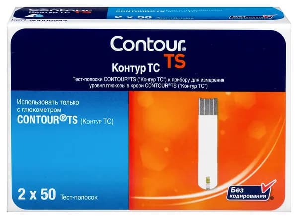 Тест-полоски контур тс 50 шт. x2