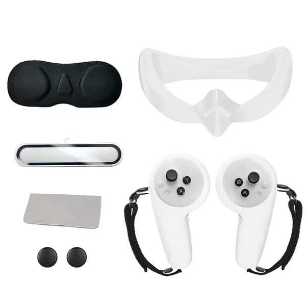 Аксессуары VR Set -Силиконовая маска для захвата, Защитная крышка, пленка для объектива для PICO 4 Ultra