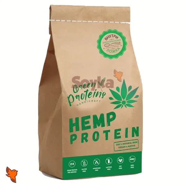 Протеин конопляный Hemp Green Proteins, 300г