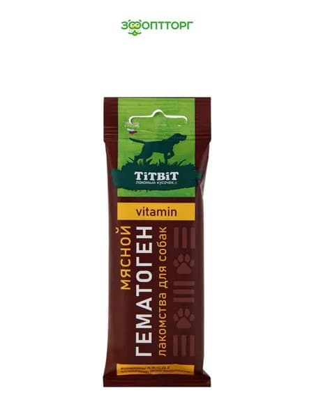 Гематоген мясной TiTBiT vitamin, 1 шт.