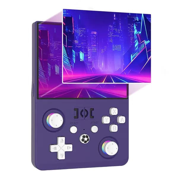 Портативная игровая консоль R36MAX2, 4,5 IPS, 128 ГБ встроенной памяти