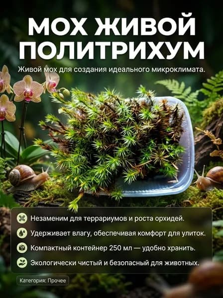 Мох живой "Карелия"
