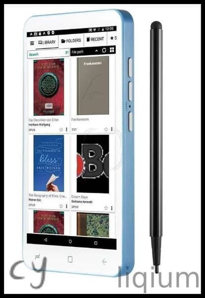 6" Электронная книга, белый, темно-синий