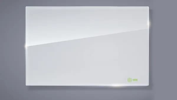 Доска магнитно маркерная стеклянная Cactus 65x100см, белая CS-GBD-65X100-WT