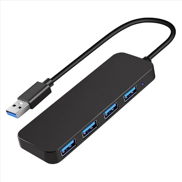 USB-хаб 4 порта USB 3.0 , сплиттер/расширитель для ноутбука, флеш накопителей, HDD, консоли, принтера, камеры, клавиатуры