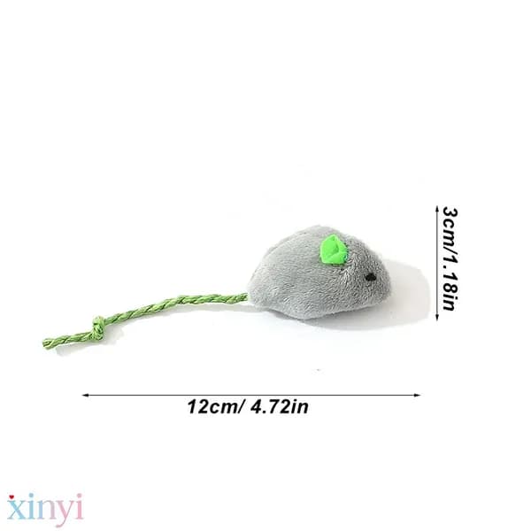 Имитация плюшевой мыши, кукла с кошачьей мятой, игрушка для кошек, товары для домашних животных