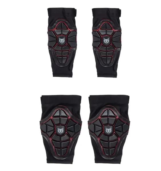 Комплект защиты колен и локтей JETCAT Guard Pro III размер L защита детская 4 предмета Уцененный товар