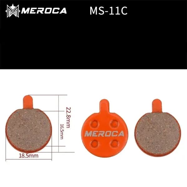 MEROCA Тормозные колодки для велосипеда смоляные износостойкие, мощные, совместимы с дисками MTB M315, 446, XT, BB5 и другими универсальными роторами