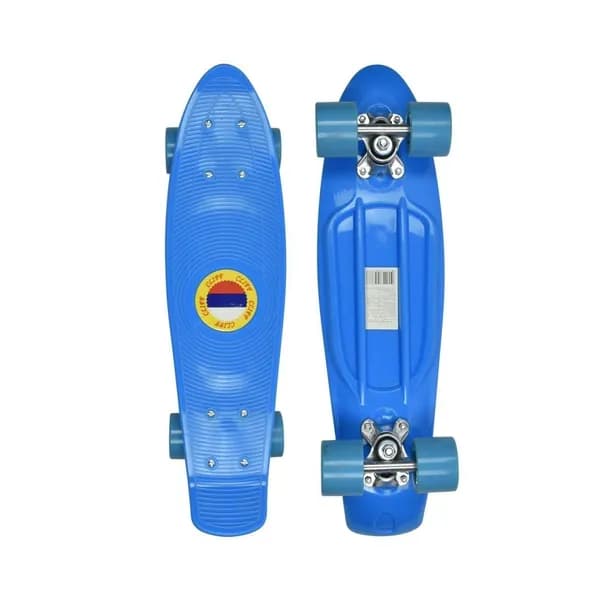 Скейт CLIFF М350, дека 55*14,5, колеса PU-78A 60*44 мм, ABEC-7, синий