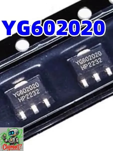 5 шт. 2025+ YG602020 SOT89 ВЧ усилитель мощности (новый, оригинал, для радиочастот)