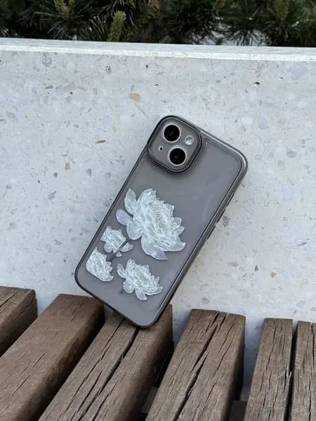 Чехол на iphone 15 прозрачный