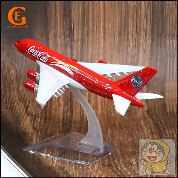 Коллекционная Модель Самолета Аэробус 380 Авиалиний COLA Cool - Металлическая Модель, Подарок Авиалюбителю