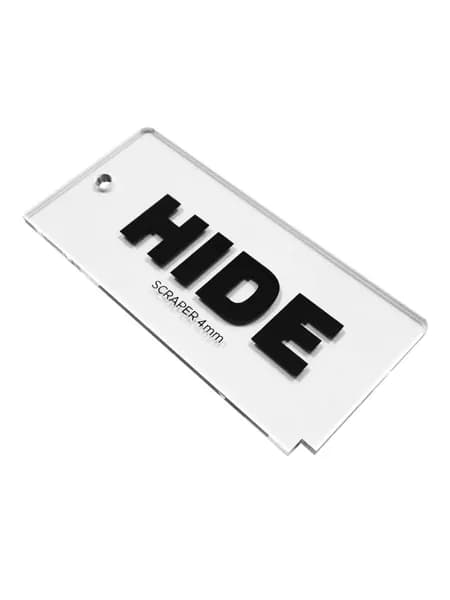 Скребок HIDE 4 мм (для обработки лыж и сноуборда)