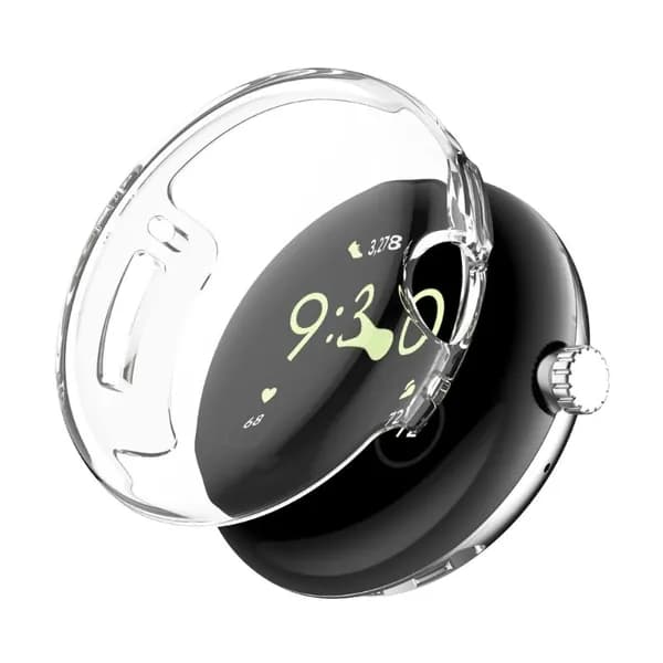 (1 шт.) Подходит для защитного чехла для часов Google Pixel Watch2-прозрачный