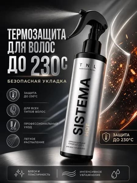 Спрей для волос Термозащитный TNL Sistema Hot