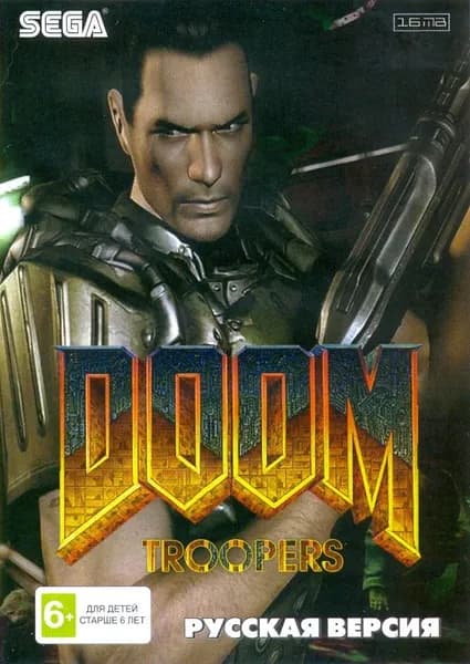 Игра Doom Troopers 16 bit (16 bit, Русские субтитры)