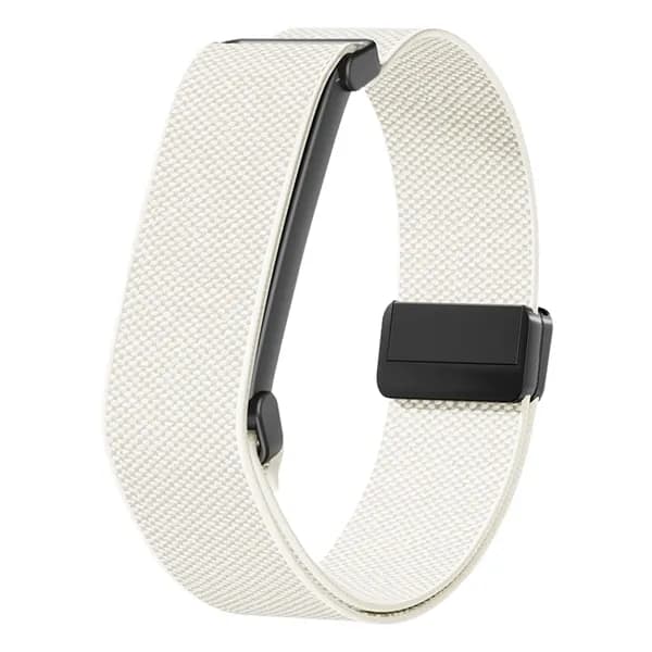 Магнитный нейлоновый ремешок для Fitbit Charge 6/Air 2026, цвет слоновая кость