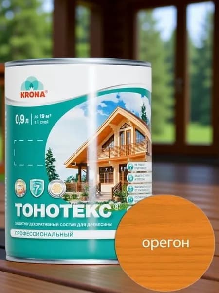 Антисептик Krona Тонотекс орегон 0,9л