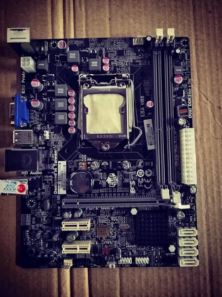 ECS (ELITEGROUP) H61H2-M12, LGA 1155, DDR3, Материнская плата