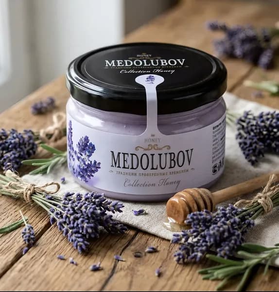 Медовое суфле с Горной Лавандой "Medolubov" 250мл
