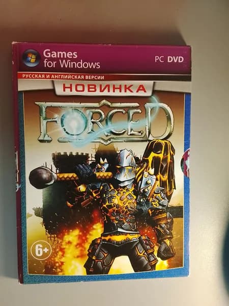 Диск с винтажной игрой для слабого ПК Forced