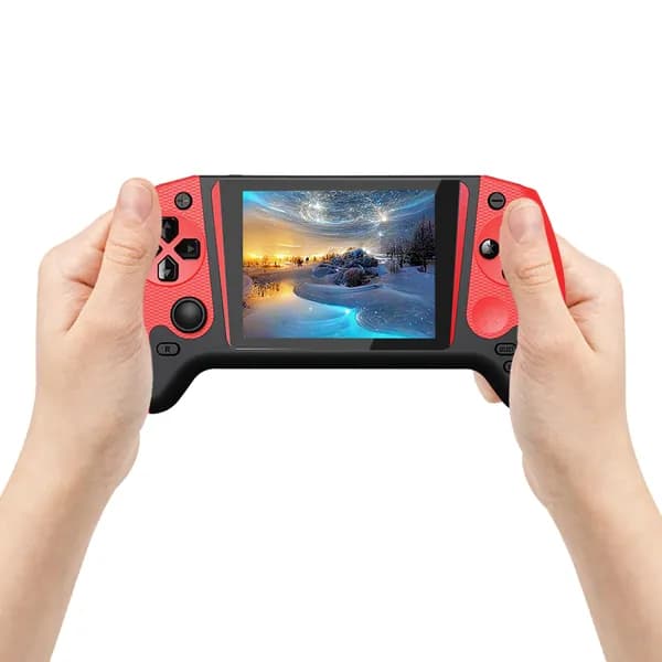 Портативная игровая консоль с 3,5-дюймовым дисплеем и 500 встроенными играми