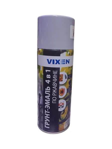 Грунт эмаль по ржавчине 4 в 1 VIXEN белый RAL9003 (упак (1шт ))