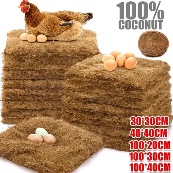 Натуральный коврик из кокосовой пальмы для ползающих домашних животных,улиток,черепах