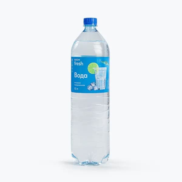 Вода питьевая Ozon fresh, газированная, 1,5 л
