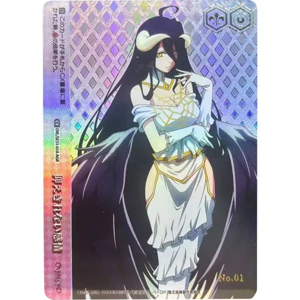Коллекционные карты Weiss Schwarz, Альбедо из Overlord, высококачественные аниме-игровые карты ручной работы, подарочная игрушка