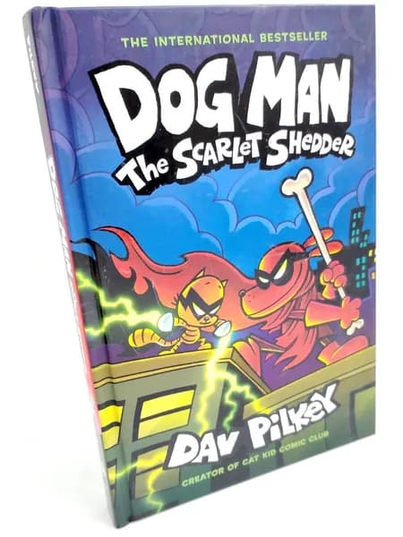 Dog Man 12 The Scarlet Shedder комикс на английском языке | Пилки Дэв