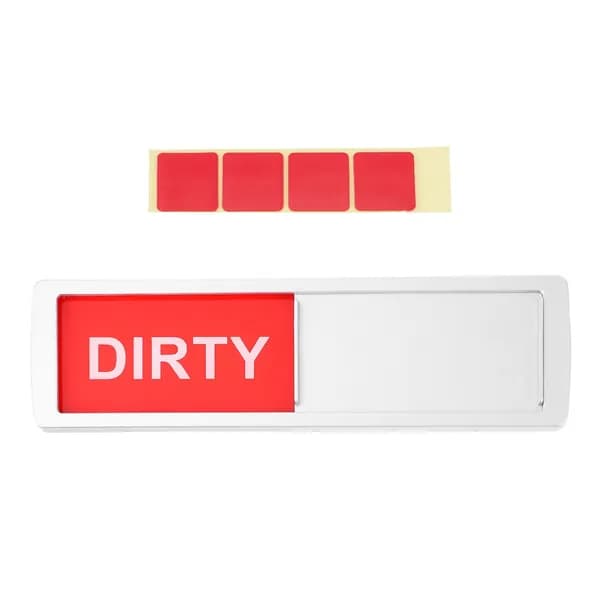 Табличка-индикатор состояния чистоты с магнитом и клеящейся подложкой для указания