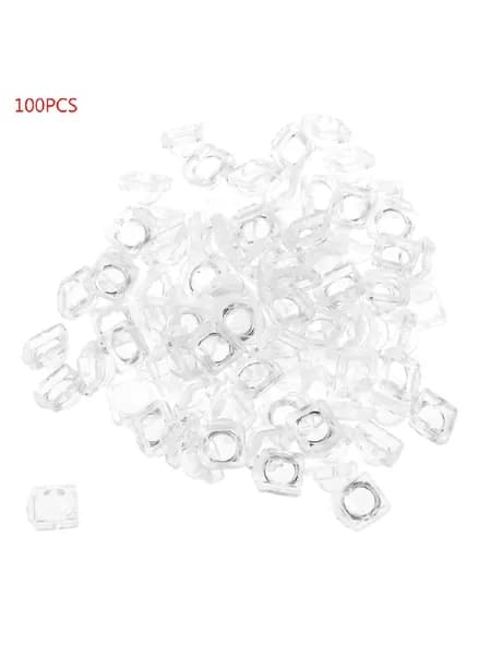 Линзы LED5050 7.6X7.6mm (100 штук) - 60 градусов