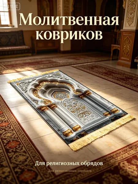 Молитвенный коврик, переносной коврик для коленопреклонения в помещении