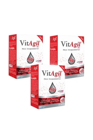 Vitagil Фер Железные капли по 15 мл, 3 упаковки