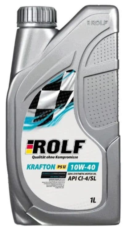 ROLF 10W-40 Масло моторное, Полусинтетическое, 1 л