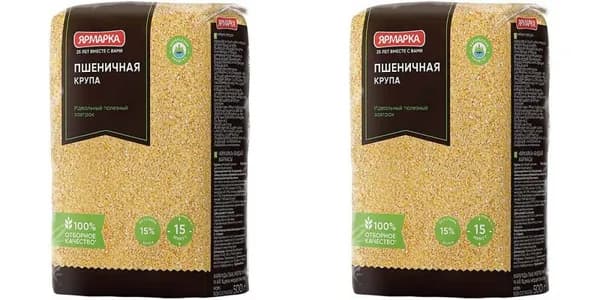 Ярмарка Крупа пшеничная, 500 г, 2 уп