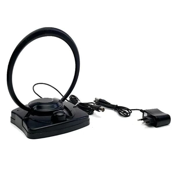 Антенна комнатная Reflect RING RA-147-DX (активная, ДМВ, с б/п, 33 дБи, коробка)