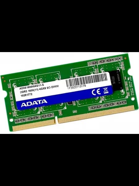 Оперативная память ADATA DIMM DDR3 4Гб 1600 МГц для ноутбук