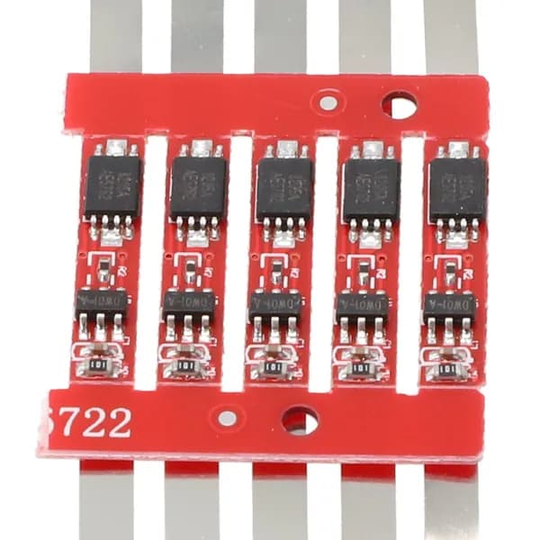 батарея 5pcs 1S 3.7V для платы защиты pcm для литий-ионной батареи 18-650 li