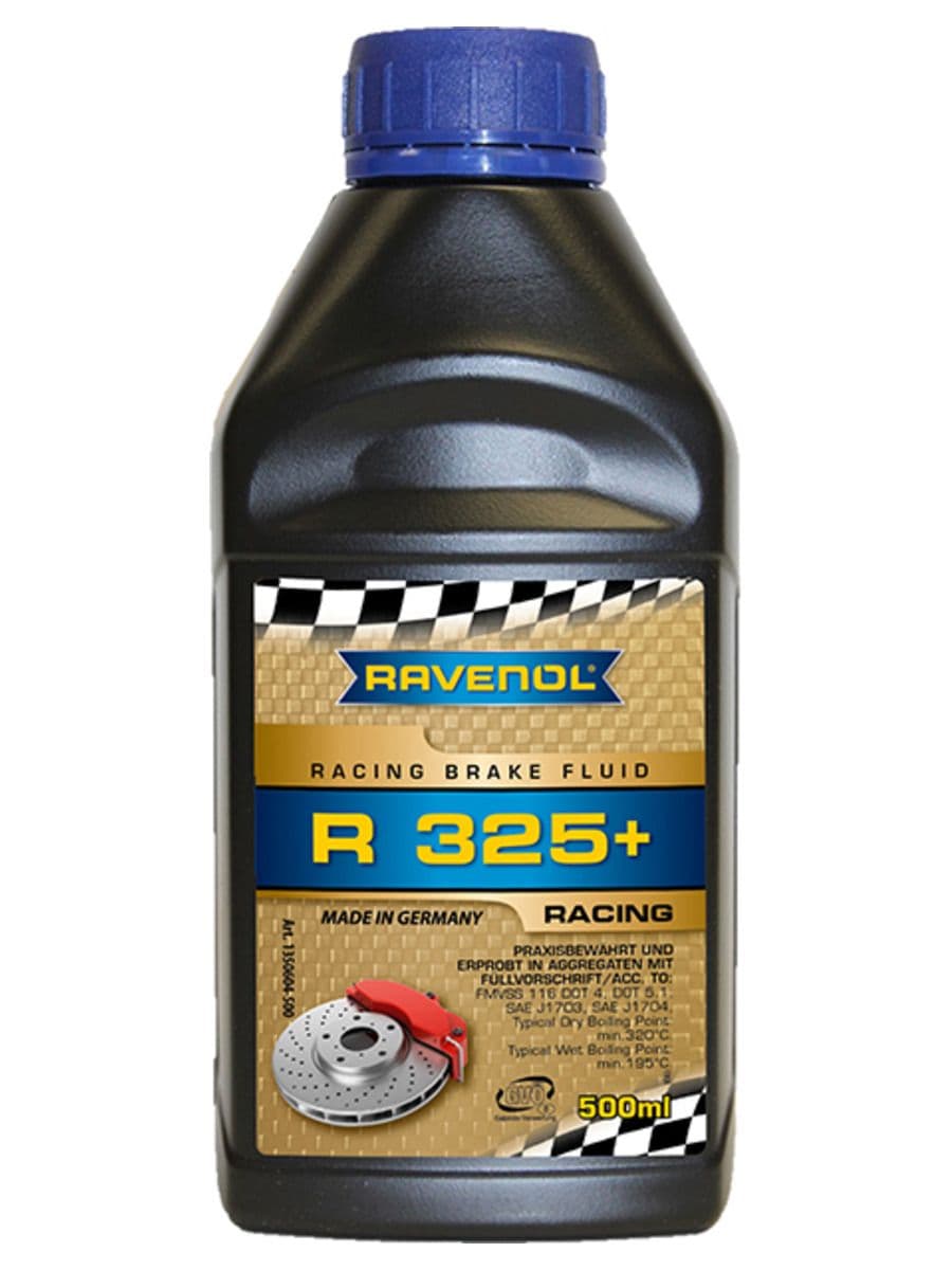 Тормозная жидкость для автогонок RAVENOL Racing Brake Fluid R325+, 500 мл