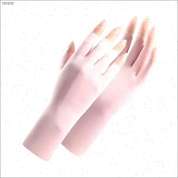 Новые женские эластичные перчатки Ice Silk с защитой от ультрафиолета и защитой от солнца