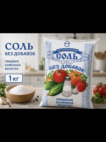 Соль каменная крупная