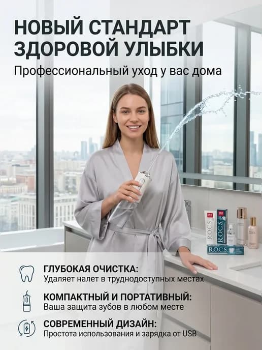Ирригатор для десен и зубов беспроводной