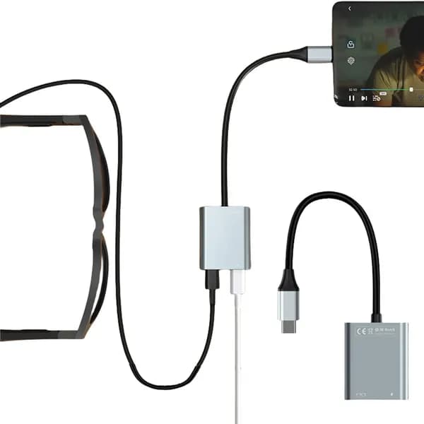 устройство расширения с USB-C, для AR очков, PD зарядка 100 Вт, 10 Гбит/с