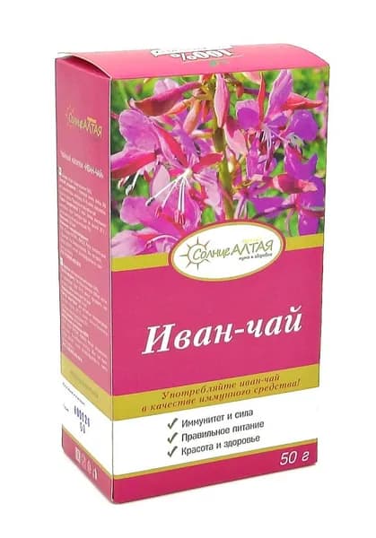 Чайный напиток Солнце Алтая Иван чай Кипрей, 50г