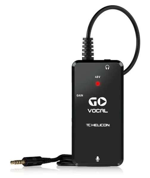 TC Helicon GO VOCAL аудио интерфейс-микрофонный преамп, портативный для мобильных устройств
